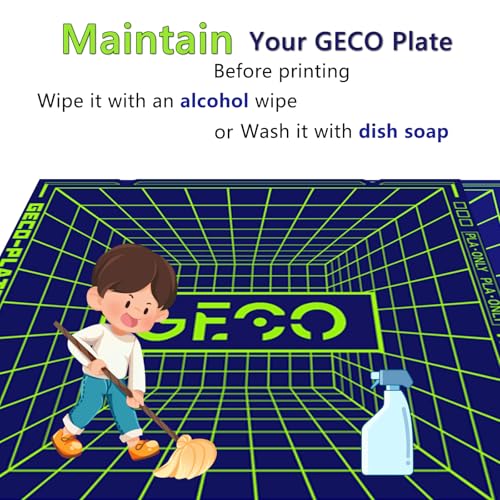 Upgraded k1c Build Plate Geco Plate,235x235 MM PLA Cold Printing Plate (No Heating) Energy Saving 0℃ Printing Spring Steel Hot Bed for Creality K1/Ender 5 S1/Ender 3 S1/ S1 Pro/Ender V3 SE/ V3 KE - size: 235x235mm( for K1/K1C/Ender 3 V3 SE/KE)