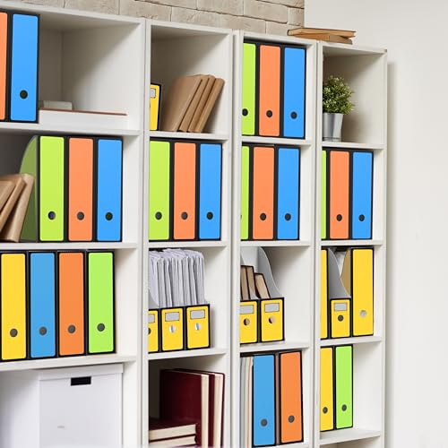 Simple Houseware 6-Pack Cardboard Magazine File Holder Box, Multicolor - color: Color, size: 6 Pack