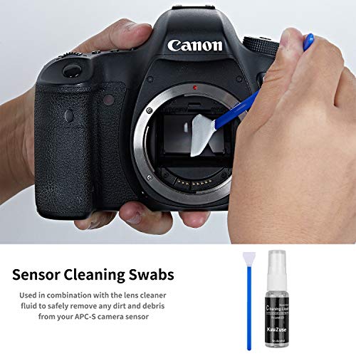Professional DSLR Camera Cleaning Kit with APS-C Cleaning Swabs, Microfiber Cloths, Camera Cleaning Pen, for Camera Lens, Optical Lens and Digital SLR Cameras. - color: pink