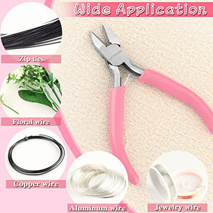 4-Inch Mini Diagonal Cutting Pliers Side Cutters Plier with Spring - style: Diagonal Cutting Pliers
