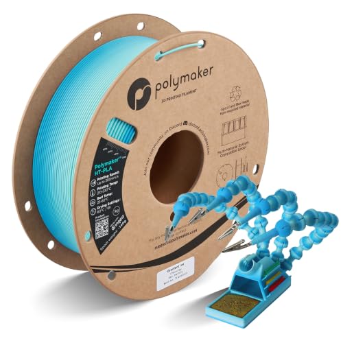 Polymaker HT-PLA Filament 1.75mm Gradient Ice 1KG, High Temp PLA - color: 123 - 1.75mm Gradient Ice, size: 1kg HT-PLA