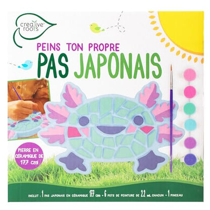Creative Roots Paint Your Own Stepping Stone Kit, Axolotl - style: Axolotl
