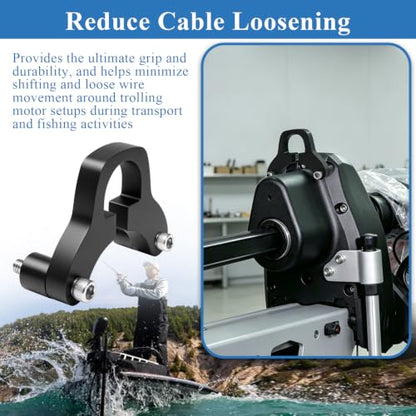 Cable Bracket/Organizer Clip w/Spacers & Screws Compatible with Minn Kota - color: Combo 1