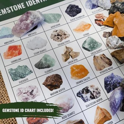 ASR Outdoor 5lb Rough Brazilian Gemstone Paydirt Bag, Rocks and Minerals Collection, Sift, Sort and Find Treasure - style: 5lb Brazilian Paydirt Bag