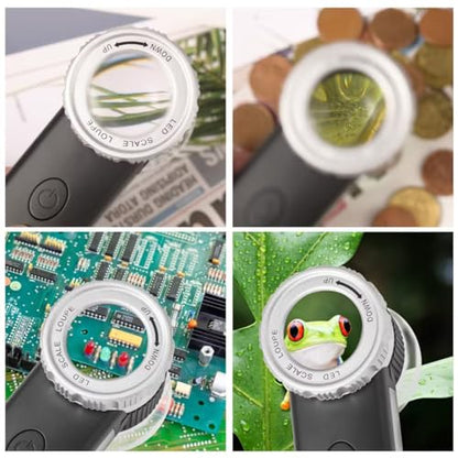 30X Loupe Magnifier Eye Loops Magnifying Glass Jewelry Coin Supplies - style: Handheld