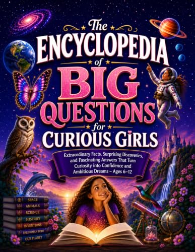 The Encyclopedia of Big Questions for Curious Girls: Extraordinary Facts, Surprising Discoveries, and Fascinating Answers That Turn Curiosity into Confidence and Ambitious Dreams – Ages 6–12