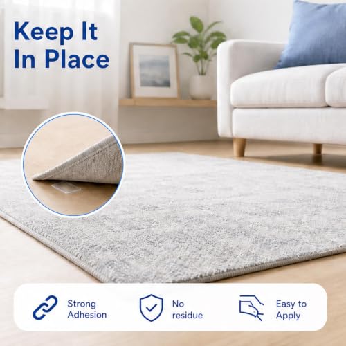 ZOMPAGO Heavy Duty Nano Double Sided Mounting Carpet Tape 1.18in x 9.84FT - size: 1.18in x 9.84FT