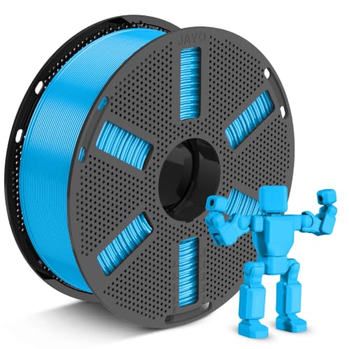 JAYO PETG 3D Printer Filament 1.75mm, 1.1kg Reusable Spool, Sky Blue - color: 1.1kg Sky Blue