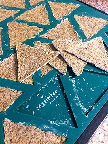 Triangle Chip Silicone Sheet Mold Compatible With Cosori Dehydrator Bright Kitchen Re-Usable Non-Stick Mat - size: Triangle Chips Sheet