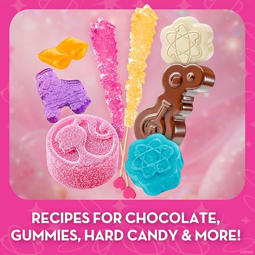 Barbie Candy Making Food Science Kit with 5 Recipes for Kids Ages 8-12