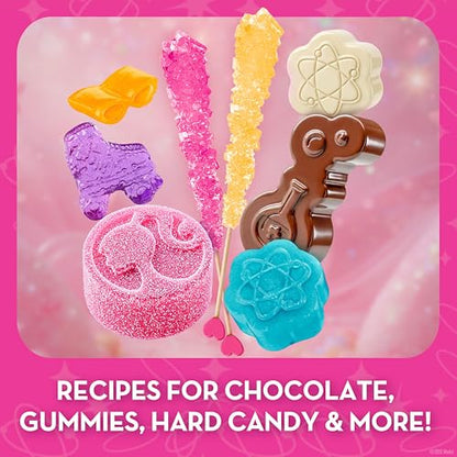 Barbie Candy Making Food Science Kit with 5 Recipes for Kids Ages 8-12