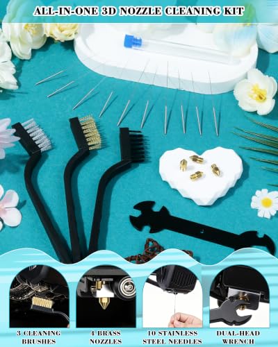 FIVEIZERO 78Pcs 3D Printer Accessories Tool Kit for All FDM/SLA Printers