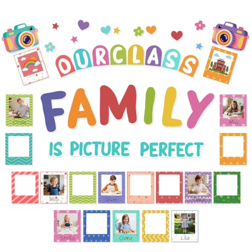 Back to School Bulletin Board Our Class is a Family Bulletin Board Decor - color: Famliy