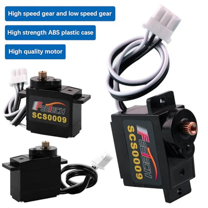 SCS0009 6V 2.3kg Serial Bus Servo Metal Gear 300 Degree Core Motor Single Axis TTL Control Servo for Robot Joints DIY Projects - style: Single Axis