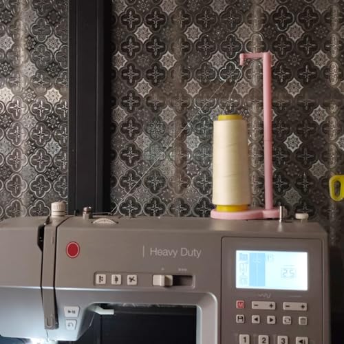 Thread Stand Spool Holder for Sewing Machine Embroidery (Pink) - color: Pink