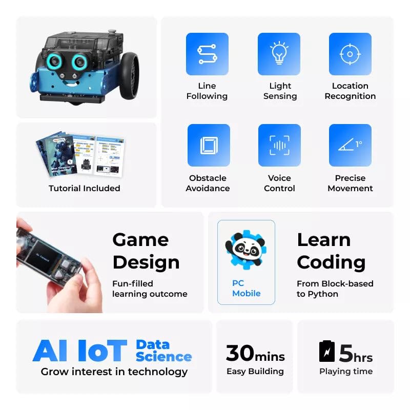 Makeblock mBot2 and AI Camera 2.0：All-in-One AI Vision Module for Education