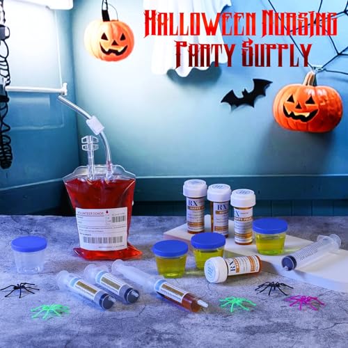 84 Pcs Halloween Blood Bags Party Supplies Decoration