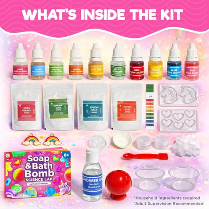 Doctor Jupiter Soap & Bath Bomb Making Kit for Kids Ages 8+ - style: Soap & Bath Bomb: 8+