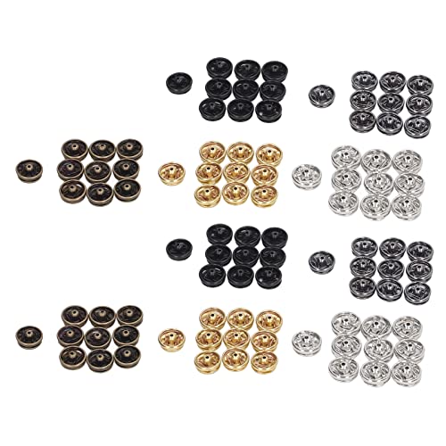 Mini Snap Buttons,Rust Proof Lightweight 100pcs Set,Metal Fasteners,Sew-on Replacement 5mm Mini for Women Men Dolls Skir