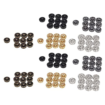 Mini Snap Buttons,Rust Proof Lightweight 100pcs Set,Metal Fasteners,Sew-on Replacement 5mm Mini for Women Men Dolls Skir