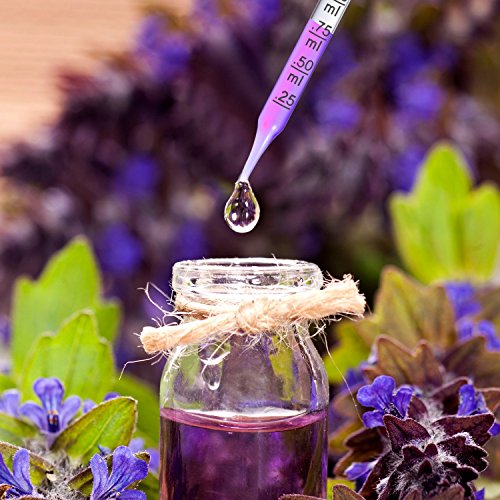 TecUnite 40 Pcs Glass Eye Dropper 1 ml, Pipettes for Essential Oil