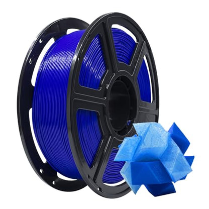 FLASHFORGE PLA Filament 1.75mm, 3D Printer Filament 1kg (2.2lbs) Spool, Dimensional Accuracy +/- 0.02mm, 3D Printing Filament Easy to Use and Fits for Most FDM 3D Printers (Blue) - color: Blue