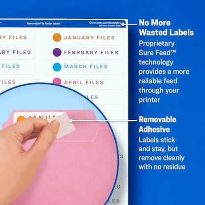 AVERY AVE6464 - Removable Label