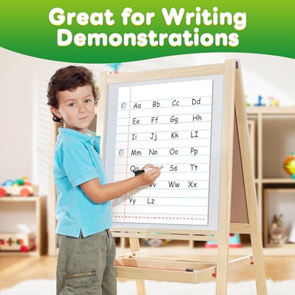 Giant Magnetic Notebook Paper, Dry Erase Lined Chart