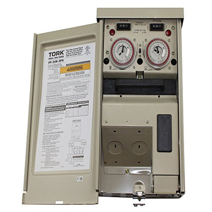 PP Panel Series Pool and Spa Control Panels with Time Swtich with Mechanism, 240 VAC Control Input, 20 Amp, 1/2 Circuit Breaker Base