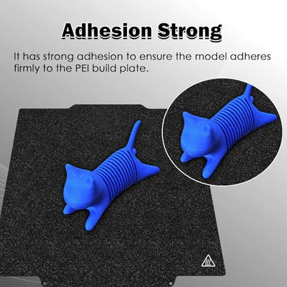 PEI Build Plate for Creator 5 Double Sided Textured and Smooth PEI Sheet - color: Black