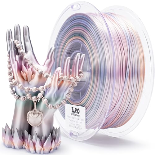 ZIRO 3D Printer Filament PLA, Fast Color Change Silk, 1KG Earth Tone - color: Earth Tone(silk)