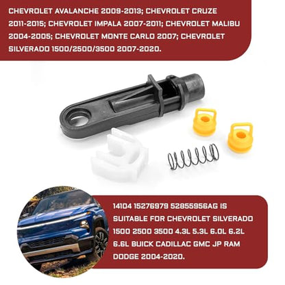 5PCS Transmission Shifter Linkage Cable Bushing Repair Kit, Shifter Bushing Replaces# 14104 15276979 52855956AG Compatible with Chevy Silverado 1500 2500 3500, Buick, Cadillac, GMC, RAM