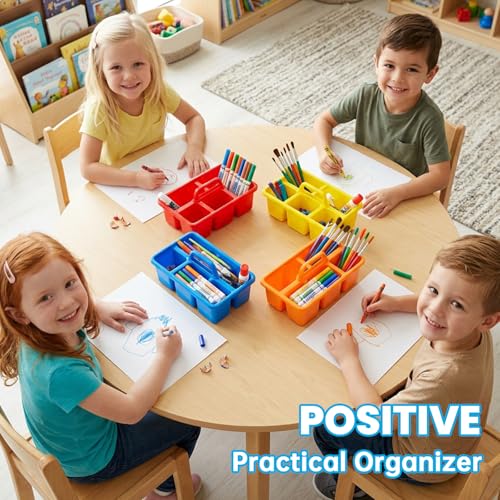 8 PCS Classroom Caddy, Supply Cleaning Caddy for Classroom, 8”×5.7”×3”