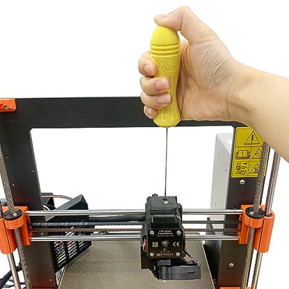 Hotend Cleaner A Must-Have Tool Handle for Clear 3D Printer Extruder Clog: 4Pcs 1.5x150mm Hotend Cleaner 2Pcs Sleeve for Ender 3 Series PrusaMK3 MK4 and Other FDM Printers Bczamd