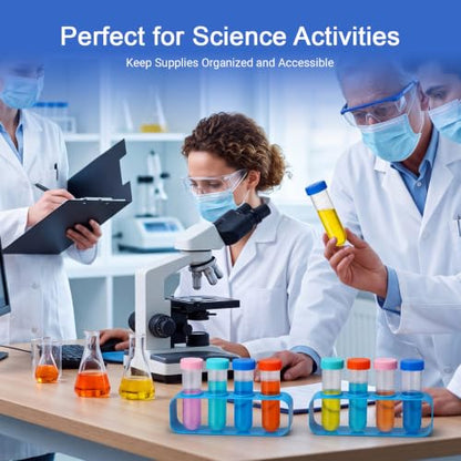 TrelaCo 4 Set Test Tubes with Stand Science Kit