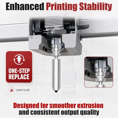 3PCS 0.25mm Hardened Steel Nozzles Fit for Anycubic Kobra X Kobra X Combo - size: 0.25MM