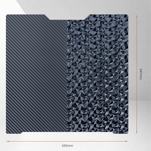 PEO & PET 3D Printing Build Plate Compatible with Bambu Lab H2D H2S - color: PEO & PET (Diamond & Carbon Fiber), size: H2D/H2S