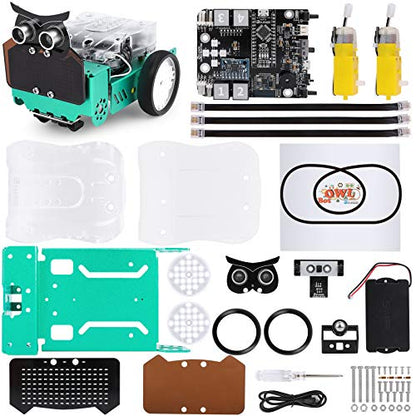 ELEGOO Owl Smart Robot Car Kit for Kids with Nano, Compatible with Arduino