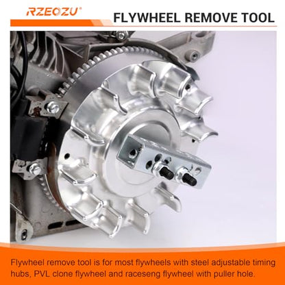 3/4" Crankshaft Holder Tool + Flywheel Puller for Predator 212 224cc - size: Crankshaft Holder Tool with Flywheel Pulley