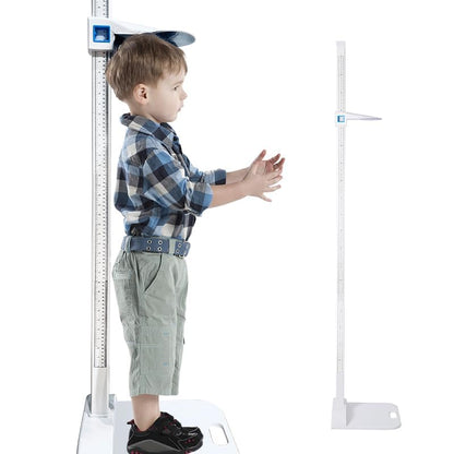 Aluminum Alloy Height Measurement,Adult Child Height Measure 8-82 inch/20-210 cm/Unit with cm & inch,for Home,Office,Gym,Medical Examination,Medical,School - color: dark blue-height measuring rod-2