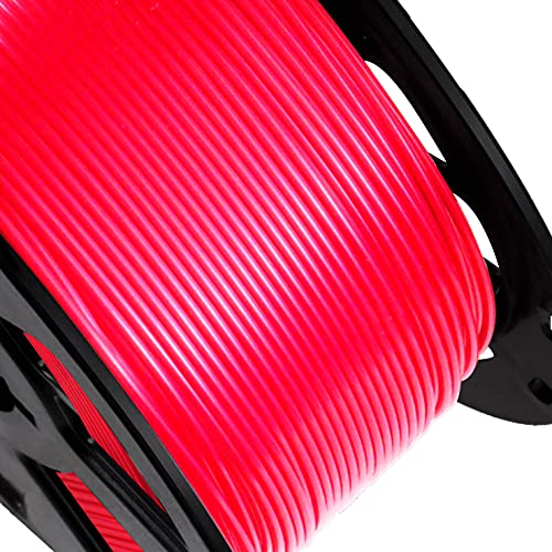 BBLIFE Silk PLA Filament, Ruby Red 1.75mm PLA 3D Printer Filament - color: Red