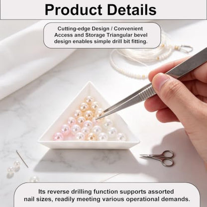 XIHIRCD 30pcs Bead Triangle Sorting Trays & 5pcs Bead Scoop