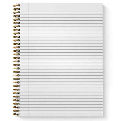 Gotcha Covered Notebooks Softcover Camera 8.5" x 11" Motivational Spiral Notebook/Journal, 120 College Ruled Pages, Durable Gloss Laminated Cover, Gold Wire-o Spiral. Made in the USA - color: Camera