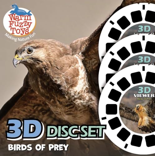 WARM FUZZY Viewfinder Reels Birds of Prey | 3 Reels 21 3D Images - color: Birds