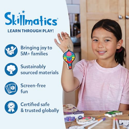 Skillmatics Space Construction Paper for Kids – STEM DIY Craft Activity - color: Outer Space, size: 60 Sheets