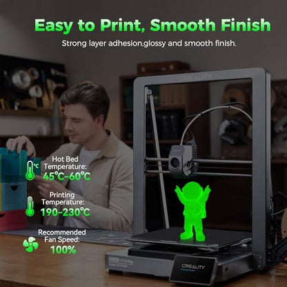 Creality Glow in The Dark Hyper PLA Filament, Luminous 3D Printer Filament 1.75mm, High Brightness&Long Time Glows Filament Bundle, Dimensional Accuracy +/-0.02mm, 4kg Spool(Pink,Blue,Yellow,Green) - color: Glow in the Dark-pink&blue&yellow&green