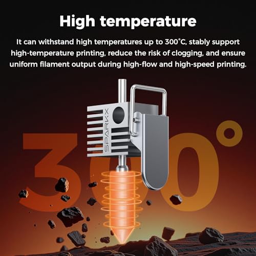 Creality Official SPARKX i7 Hotend 0.4mm Nozzle Kit, All-Purpose Replacement Quick-Swap Hotend Assembly, Original 3D Printer Hotend for SPARKX i7 Combo 3D Printer - style: Sparkx i7-0.4