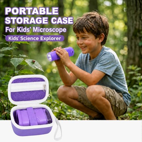 ANKHOH Handheld Microscope Case for Edubini for BEBANG for BMDSAE,Purple - color: Purple