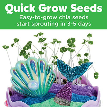 Creativity for Kids Mini Garden: Mermaid Terrarium Kit - Mermaid Gifts for Girls, Crafts and Toys, Stocking Stuffers for Kids (Ages 6+)
