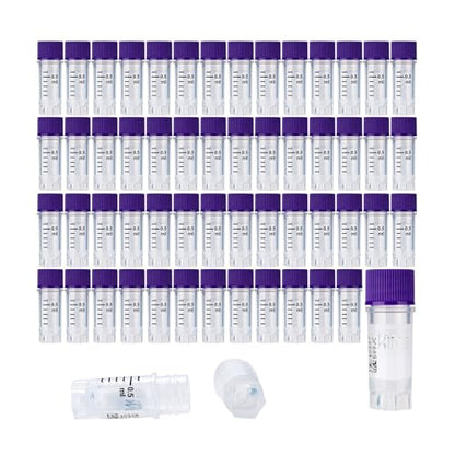 0.5ml Cryovials, Side-Coded, External Thread, Purple, 500Pcs - color: Purple, size: 0.5ml